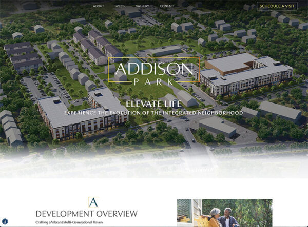 Marketing Portfolio - Addison Park