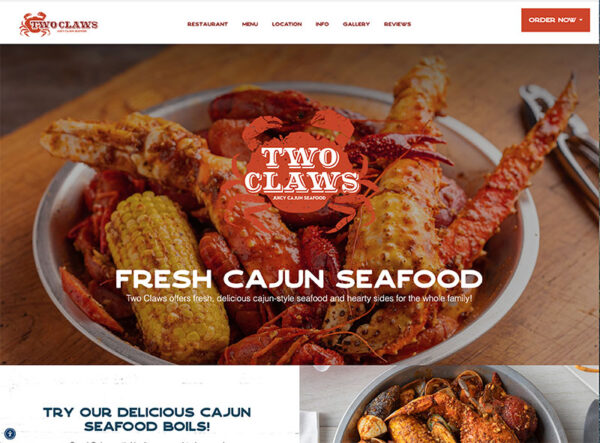 Marketing Portfolio - Two Claws Cajun