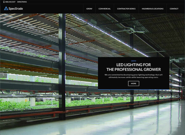 Marketing Portfolio - SpecGrade LED